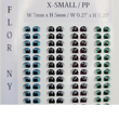Load image into Gallery viewer, Adhesive Resin Eyes Card FNY 1001 - 72 Pairs - XSmall/PP W/H 7mmx5mm (0.27"x0.20") - for use with Cold Porcelain Air Dry Clay, Polymer Clay, EVA, Felt, Fabric, Plaster, Paper, Ceramic and more
