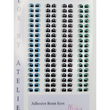 Load image into Gallery viewer, Adhesive Resin Eyes Card FNY 1001 - 72 Pairs - XSmall/PP W/H 7mmx5mm (0.27"x0.20") - for use with Cold Porcelain Air Dry Clay, Polymer Clay, EVA, Felt, Fabric, Plaster, Paper, Ceramic and more