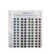 Load image into Gallery viewer, Adhesive Resin Eyes FNY 1002 - Small/P - 64 Pairs - W/H: 8.7mm x 7mm (0.34" x 0.27") - for use with Cold Porcelain Air Dry Clay, Polymer Clay, EVA, Felt, Fabric, Plaster, Paper, Ceramic and more