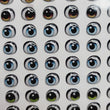 Load image into Gallery viewer, Adhesive Resin Eyes for Clays Multicolor STY R018 (SM / P) 72 Pairs