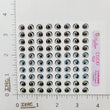 Load image into Gallery viewer, Adhesive Resin Eyes for Clays Multicolor STY R018 (SM / P) 72 Pairs