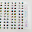 Load image into Gallery viewer, Adhesive Resin Eyes for Clays Multicolor STY C-003 Pequeño 40Pairs