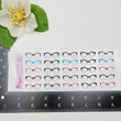 Load image into Gallery viewer, Adhesive Resin Glasses for Clays Multicolor STY O001 P-(SM) 3cm 25 Units