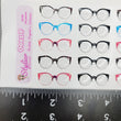 Load image into Gallery viewer, Adhesive Resin Glasses for Clays Multicolor STY O001 P-(SM) 3cm 25 Units
