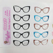 Load image into Gallery viewer, Adhesive Resin Glasses for Clays Multicolor STY O004 P-(SM) 3cm 25 Units