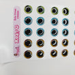 Load image into Gallery viewer, Adhesive Resin Eyes for Clays Multicolor STY R047 G 25 Pairs