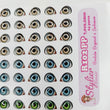 Load image into Gallery viewer, Adhesive Resin Eyes for Clays Multicolor STY R102 PP (X-SM) 64 Pairs