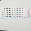 Load image into Gallery viewer, Adhesive Resin Eyes for Clays Multicolor STY R139 PP (X-SM) 40Pairs