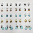 Load image into Gallery viewer, Adhesive Resin Eyes for Clays Multicolor STY R139 PP (X-SM) 40Pairs