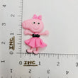Load image into Gallery viewer, Pig 1 #708 Clay Doll for Bow-Center, Jewelry Charms, Accessories, and More