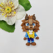 Load image into Gallery viewer, The Beast 8 #684 Clay Doll for Bow-Center, Jewelry Charms, Accessories, and More