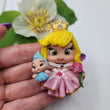 Load image into Gallery viewer, Princess Aurora #677 Clay Doll for Bow-Center, Jewelry Charms, Accessories, and More