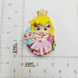 Load image into Gallery viewer, Princess Aurora #677 Clay Doll for Bow-Center, Jewelry Charms, Accessories, and More