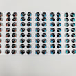 Load image into Gallery viewer, Adhesive Resin Eyes for Clays MF-286 PP (X-SM) 72 Pairs