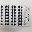Load image into Gallery viewer, Adhesive Resin Eyes for Clays MF-260 P (SM) 63 Pairs