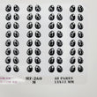 Load image into Gallery viewer, Adhesive Resin Eyes for Clays MF-260 M 48 Pairs
