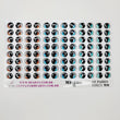 Load image into Gallery viewer, Adhesive Resin Eyes for Clays MF-286 G (LG) 12 Pairs