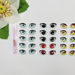 Load image into Gallery viewer, Adhesive Resin Eyes for Clays Multicolor STY Naruto G 20 Pairs