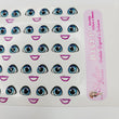 Load image into Gallery viewer, Adhesive Resin Eyes for Clays Multicolor STY R152 P (SM)  40 Pairs