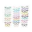 Load image into Gallery viewer, E.V.A.  Cat Glasses for Crafts (set of 10) - 1.75" (in) - Mixed Colors