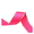 Load image into Gallery viewer, Glitter Gold Edge Grosgrain Ribbon - 3/8" (10mm) - 5 yards