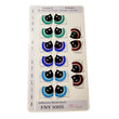 Load image into Gallery viewer, Adhesive Resin Eyes FNY 1005 - Large/G - 8 Pairs - W/H: 23mm x 23mm (0.90" x 0.90") - for use with Clay, EVA, Felt, Fabric and more