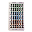 Load image into Gallery viewer, Adhesive Resin Eyes FNY 1006 - Medium/M - 36 Pairs - W/H: 11x13 mm (0.43" x 0.51") - for use with Cold Porcelain Air Dry Clay, Polymer Clay, EVA, Felt, Fabric, Plaster, Paper, Ceramic and more
