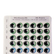 Load image into Gallery viewer, Adhesive Resin Eyes FNY 1006 - Medium/M - 36 Pairs - W/H: 11x13 mm (0.43" x 0.51") - for use with Cold Porcelain Air Dry Clay, Polymer Clay, EVA, Felt, Fabric, Plaster, Paper, Ceramic and more
