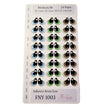 Load image into Gallery viewer, Adhesive Resin Eyes FNY 1003 - Medium/M - 24 Pairs - W/H: 13x15mm (0.51" x 0.59") - for use with Cold Porcelain Air Dry Clay, Polymer Clay, EVA, Felt, Fabric, Plaster, Paper, Ceramic and more
