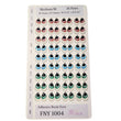 Load image into Gallery viewer, Adhesive Resin Eyes FNY 1004 - Medium/M - 36 Pairs - W/H: 9x14mm (0.31" x 0.55") - for use with Cold Porcelain Air Dry Clay, Polymer Clay, EVA, Felt, Fabric, Plaster, Paper, Ceramic and more