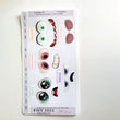 Load image into Gallery viewer, Adhesive Resin Eyes FNY 1011 - Emotions #2 - 5 pairs - Large/L Around 40mm/1.57" each pair - for use with Clay, EVA, Felt, Fabric and more