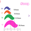 Load image into Gallery viewer, Adhesive Eyelash Paper Transfer for Clays Multicolor STY-S003 PP 80 Pairs