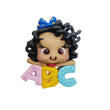Load image into Gallery viewer, Annalisa #025 Clay Doll for Bow-Center, Jewelry Charms, Accessories, and More