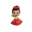 Load image into Gallery viewer, Dolores #151 Clay Doll for Bow-Center, Jewelry Charms, Accessories, and More