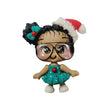 Load image into Gallery viewer, Emmanuelle Xmas #197 Clay Doll for Bow-Center, Jewelry Charms, Accessories, and More
