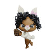 Load image into Gallery viewer, Esmeralda #199 Clay Doll for Bow-Center, Jewelry Charms, Accessories, and More