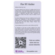 Load image into Gallery viewer, Adhesive Resin Eyes FNY 1004 - Small/P - 60 Pairs - W/H: 5.5x8.5mm (0.21" x 0.33") - for use with Cold Porcelain Air Dry Clay, Polymer Clay, EVA, Felt, Fabric, Plaster, Paper, Ceramic and more