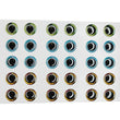 Load image into Gallery viewer, Adhesive Resin Eyes for Clays Multicolor STY R047 G 25 Pairs