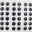 Load image into Gallery viewer, Adhesive Resin Eyes for Clays Multicolor STY R027 M 36 Pairs