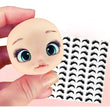 Load image into Gallery viewer, Adhesive Eyelash Paper Transfer for Clays Multicolor STY-S003 PP 80 Pairs