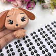 Load image into Gallery viewer, Adhesive Resin Eyes for Clays MF-260 P (SM) 63 Pairs
