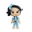 Load image into Gallery viewer, Peyton #675 Clay Doll for Bow-Center, Jewelry Charms, Accessories, and More