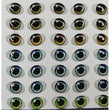 Load image into Gallery viewer, Adhesive Resin Eyes for Clays Multicolor STY R004 M 42Pairs