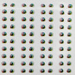 Load image into Gallery viewer, Adhesive Resin Eyes for Clays Multicolor STY C-003 Chiquito 40Pairs