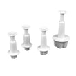 Load image into Gallery viewer, 4 Pcs/Set Mini Plum#2 Plunger Biscuit Cookies Cutter Mold