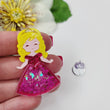 Load image into Gallery viewer, Aurora Glitter Double Acrylic Apliques