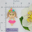 Load image into Gallery viewer, 282 Jovie Unicorn Girl Clay Doll for Bow-Center, Jewelry Charms, Accessories, and More