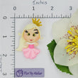Load image into Gallery viewer, 469 Princess Aurora 2 Clay Doll for Bow-Center, Jewelry Charms, Accessories, and More