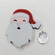 Load image into Gallery viewer, Santa's Face Double Acrylic Apliques