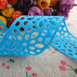 Load image into Gallery viewer, Hollow Flowers Solid Grosgrain Ribbon - 1 1/2" (38mm) - 5 yards